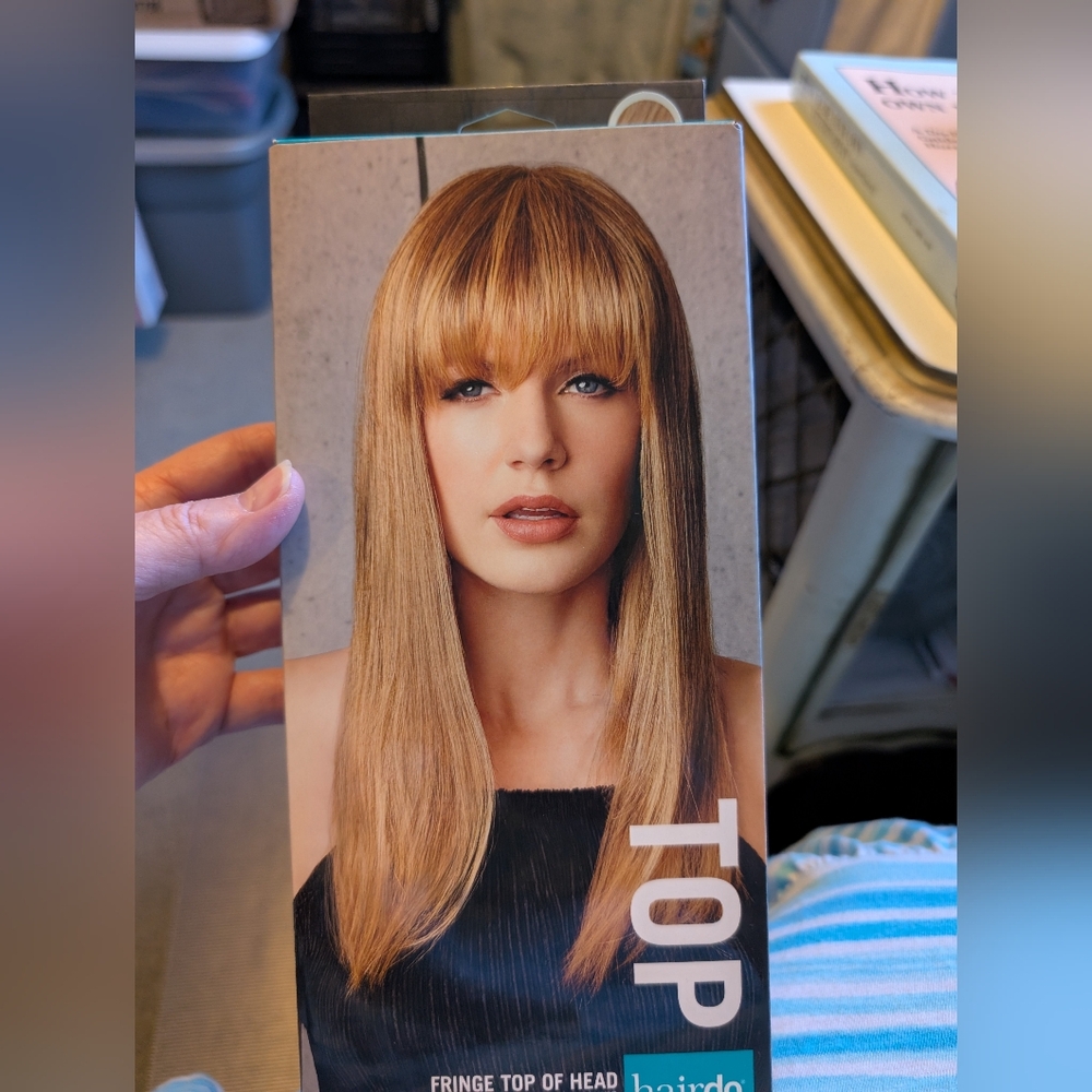 Blonde Fringe Top Hairpiece